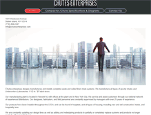 Tablet Screenshot of chutesenterprises.com